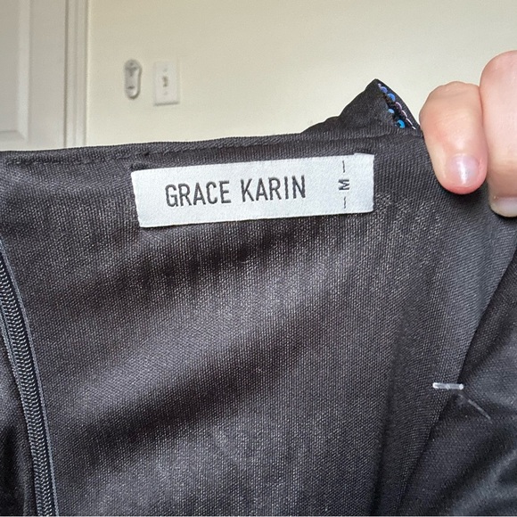 Grace Karin Sparkly Dress Size Medium Stretchy - Picture 4 of 4